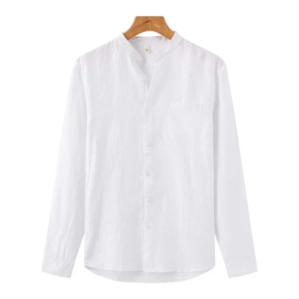 Camisa de Linho Manga Longa Old Money - Greece